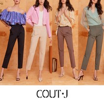 [COUT J] 꾸뜨제이 여성 썸머 세미 와이드 팬츠 2종