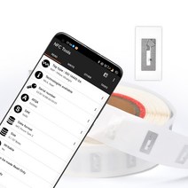 nfc스티커모든 휴대폰용 NFC 칩 태그 프로그래밍 가능 블랭크 RFID 라벨 213 일반 스티커 13.56MHz 50/, 한개옵션1, 03 200 PCS