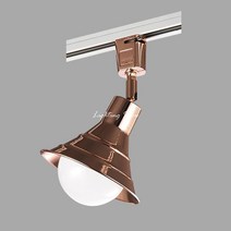 F 100/700/400 1등 직부 플러그 도금형 논두렁 레일등, LED 12W볼구형(전구색), F 100/700/400 1등 직부 플러