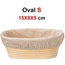가정용 제빵 발효기 자연 등나무 빵 교정 바구니 수제 고리 버들 세공 베이킹 그릇 반죽 발, 01 Oval 15X8X5