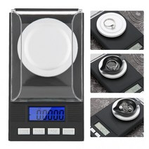 초정밀 저울 주방 계량 베이킹 바리스타 계량기 전자 10g/20g/50g/100g 미니 휴대용 전자 디지털 규모 0.00, 02 20g