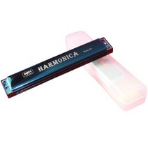 초보자용 하모니카 입 금속 오르간 전문 악기 하모니카 하프 하모늄 블루 단서 24 홀, 파란, 파란