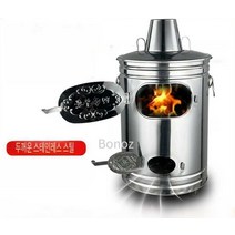 Bonoz 소각로 화목난로 소각통 소형소각로, 두꺼운 작은 굴뚝