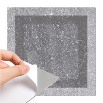 국산 미끄럼방지 매트 접착식타일 욕실 셀프시공 디딤타일 STONE-6, 디딤타일 양면테이프 시공형