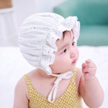 벙거지 보넷 버킷햇 아기모자 레이스 신생아 아기 모자 귀여운 코튼 키즈 여아 공주 유아 보닛 여름 태양 선물