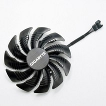 쿨러 T129215SU 88mm 기가 바이트 GTX1050 Ti 1060 1070 1080 RX 470 480 570 팬 PLD09210S12HH G1 그래픽 카드 온도, 02 T129215SU B
