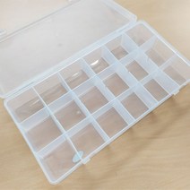 비즈케이스 18구 비즈재료보관 큐빅 알약 파츠정리함