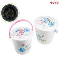 일음쇼핑^^m페러스 음식물 쓰레기통 색상랜덤 손잡이 빠짐 플라스틱 처리 수거 청소용품 처리함 주방일medi^^, ab^^선택없는