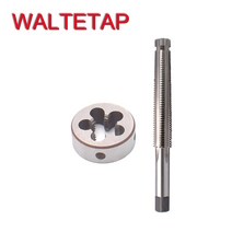 나사산 생성 공구 WALTETAP 1 오른손 사다리꼴 탭 및 다이 세트 TR 8 10 12 14 16 X1.5 X2 X3 X4 나사 T R, 04 Tr10X3