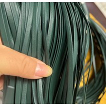 diy 소가죽 라탄 가방 만들기 끈 위빙백 직조 공예 키트, 5mmX100m 짙은 녹색- 양면
