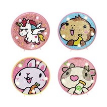 DIY 보석십자수 캐릭터 비즈십자수 조명 마퀴라이트 무드등, 2.원숭이 보석십자수