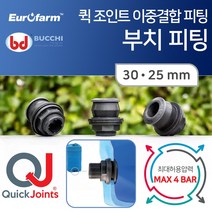 유로팜 부치 퀵조인트 피팅 간편한 피팅자재 30*25, 1개