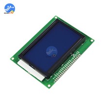 128x64 도트 그래픽 LCD 디스플레이 모듈 백라이트 ST7920 IIC I2C SPI 아두이노 라즈베리 파이 STM32 3D, 한개옵션1, 한개옵션0