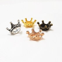 (5개입)메탈왕관 크라운 악세사리석고방향제장식, P25-13 골드, 5개