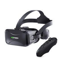 3d 안경 상자 가상 현실 헬멧 vr 스마트 폰용 헤드셋 ios android phone vr 안경 게임 장치 무선 로커, 1
