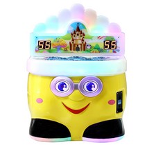 두더지잡기 동전작동식 핀볼게임 레트로오락기 문구사, 핑크 엘프 베이비