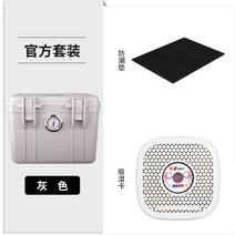 카메라습기박스 항온 항습 건조 전자 습도계 케이스, 그레이, 24L