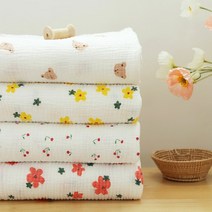 퀼트가게대폭 요루 쭈글이 이중 거즈 덤덤 홈패션 천 원단, 베어