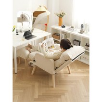 무중력 안락의자 독서 수유 수면 릴렉스 체어, 그레이(강화)+등받이멀티기어조절가능