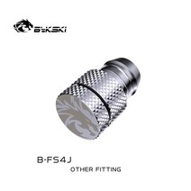 Bykski 물 B-FS3J/B-FS4J/PC 냉각 중지 피팅 ID9-10/12-13mm 소프트 튜브 호스 파이프 배수 어댑터, 04 black