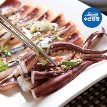 국내산 손질오징어채 1kg 몸통+다리 국산 선동오징어 냉동오징어채, 국내산 냉동오징어채 1kg(몸통+다리)