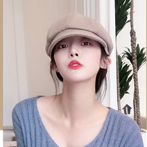 여자 빵모자 무지팔각모 뉴스보이캡 헌팅캡