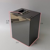 톤트럭 적재함 장비 화물차 리튬배터리 스틸 케이스 보관함, 215x165x330mm