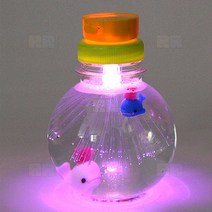 LED광섬유 돌고래 워터볼(부력차)(5인 세트)/과학 실험 키트 교구 도구 만들기