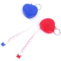 원터치 피팅 줄자 수선 둘레 몸 다이어트 비만 신체 측정 허리 미니 1.5m A X10, 본상품