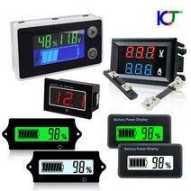KCJ 볼트게이지 볼트메타 암페어메타 배터리 잔량표시 전압 게이지, A02 볼트메타 VT-S