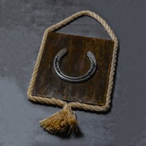 행운의 상징 말발굽 편자 Horseshoes WALL 벽걸이용 사용품 메탈 +보증서