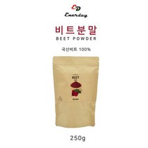 비트먹는법 철분많은음식 국산100% 비트분말 250g, 1봉