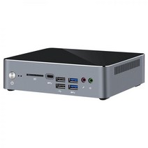Chatreey-미니 pc i7 10510U i5 10210U Nvme SSD 윈도우즈 11 게임용 데스크탑 컴퓨터 2xGigabit 이더넷, CN, i5-8265U + UK, 64G Ram 1TB SSD