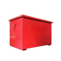 모래상자 제설함 철제 샌드 박스 모래보관용 재설함 모래 보관함 소방용, 80cmx60cmx40cm