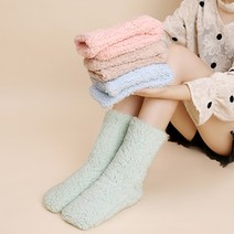 롱 부클 겨울 기모 따듯한 롱수면 방한 융털 수면양말 양말 융양말 준캡 털양말 후리스원단