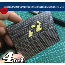 프라모델도색 건담마카 프라모델니퍼 타미야 스프레이 hexagon cellular digital camouflage paint mask cutting mat for gundam