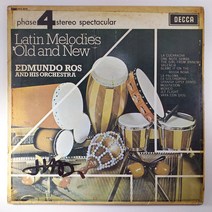(중고LP) LATIN MELODIES OLD AND NEW EDMUNDO ROS 1974년 발매 라이센스 (자켓 테이핑 제거 자국 있음. 음반 상태 사용감 있음)