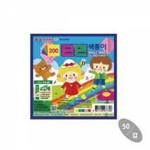 KFM417778종이나라 200단면 색종이 5색5매 1갑(50입)