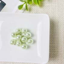 핀쿠션 NEW) 10mm 컬러 반원 진주단추 (10개), 연민트