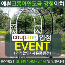 북유럽st 장미 가든 정원 아치 지지대 마당 대문 테라스 꾸미기 터널, 대형, 고져스블랙[1.4mX2.3m]