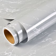 대리석 벽 스티커 10M 현대 주방 오일 방지 방수 벽지 자체 접착 내화성 알루미늄 호일 캐비닛 실버 필름, [05] 10 메터 x 60 센치메터, [27] Marble S Grey