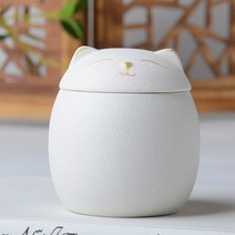 반려견 강아지 고양이 장례 용품 명패 표찰 봉안당 추모함 유골함 납골당 반려묘 비석 224, 500ml, 하얀색