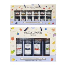 샹달프 무설탕 과일 잼 284g x 4종 28g x 12종 세트 중 옵션선택, 284g x 4종 1세트