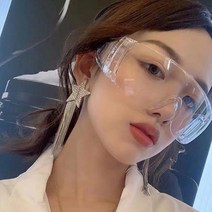 물놀이 워터밤 레트로 투명 고글 눈보호 안경 [보안경 클리어 워터파크 물총 준비물 여름 주다사], 투명프레임+투명렌즈