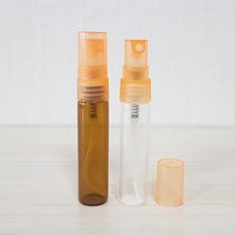 스윗바틀 향수공병, 10개, ③5ml 투명유리병/주황색 캡