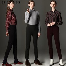 [쉬즈미스(SHESMISS)] 하프밴드 솔리드 기모팬츠 (택가격:118000원)