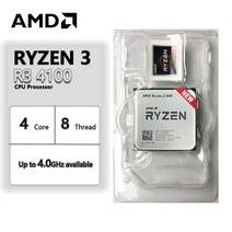 AMD Ryzen 3 4100 CPU 프로세서 새로운 GHz 4-코어 8-스레드 100-, 한개옵션0