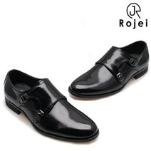 로제이 남자 댄디슈즈 가죽신발 케인 몽크 스트랩 RMM005 BL