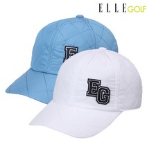 [엘르골프] (남성)EG퀼팅캡_6D77403, 화이트i100