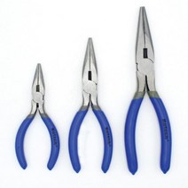 수공예 귀걸이제작 롱뺀찌 1+1 조립용 롱노즐집게 플라이어공구 미니커터 니퍼플라이어 커팅 건축시공 공구, 1개, KO롱로즈6K